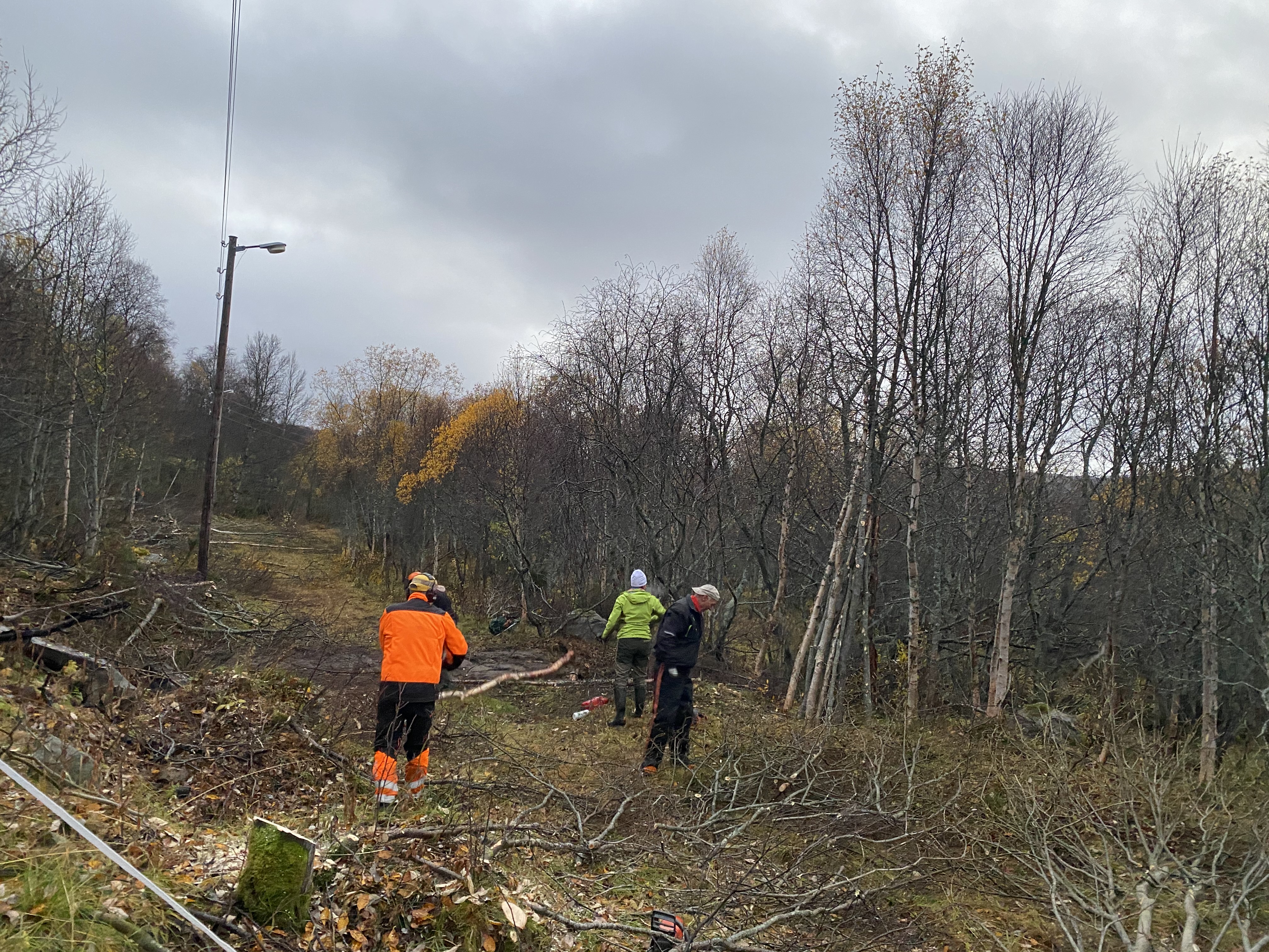 NY DUGNAD I LYSLØYPA